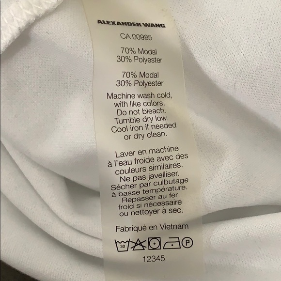 T wang crop t shirt - Picture 4 of 5